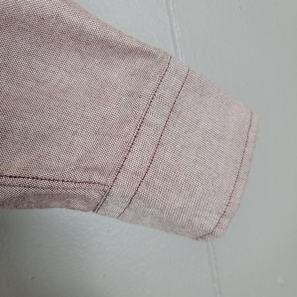 Raleigh Denim Workshop Welt Pocket Twill Buttonup Shirt Mens Medium Fuchsia - Picture 6 of 12